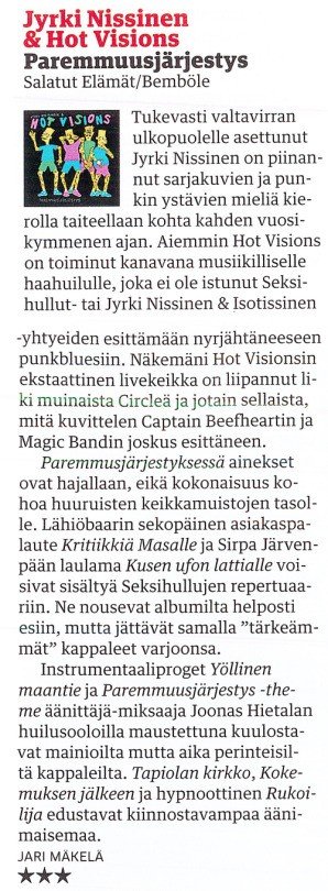 Jyrki Nissinen & Hot Visions: Paremmuusjärjestys (LP) - Image 3