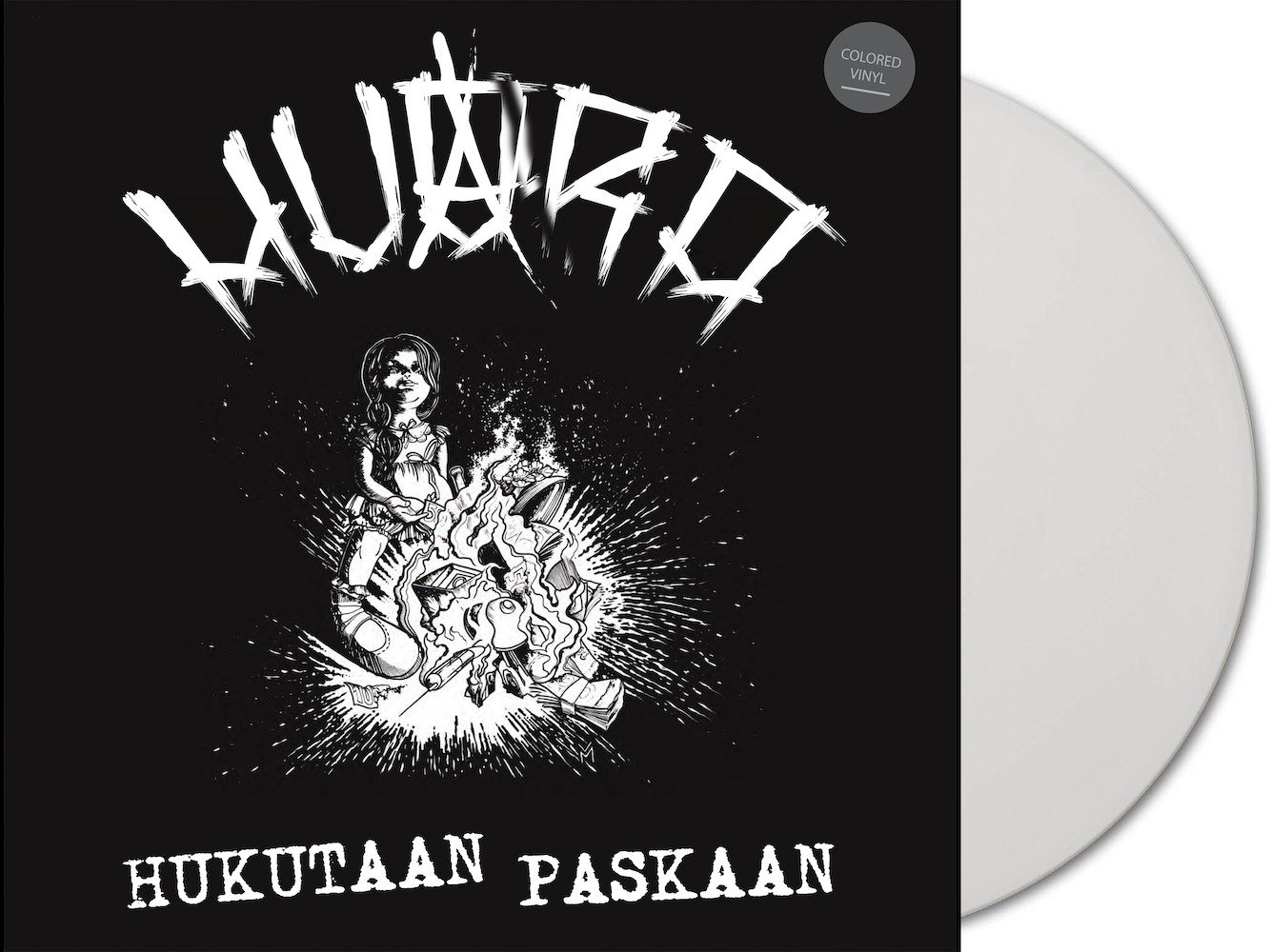 Huora - Hukutaan paskaan (white LP)