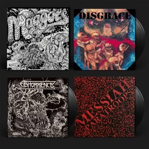 Abhorrence / Disgrace / Messiah Paratroops: Maggots: Original Artyfacts From the First Finnish Death Metal Era Part I (3 x 7")