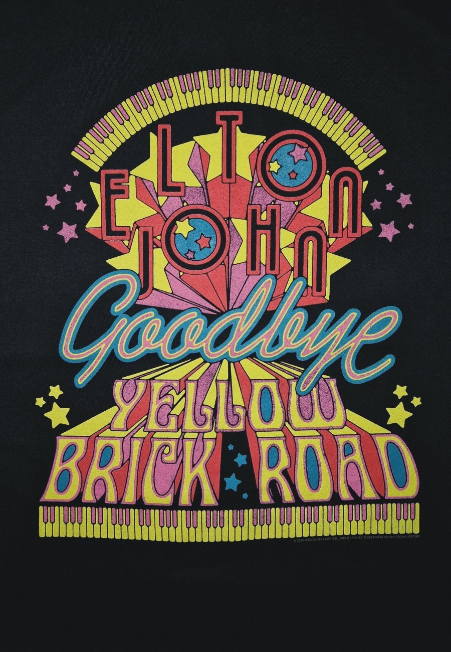 Elton John Goodbuy Yellow Brick Road T-Shirt